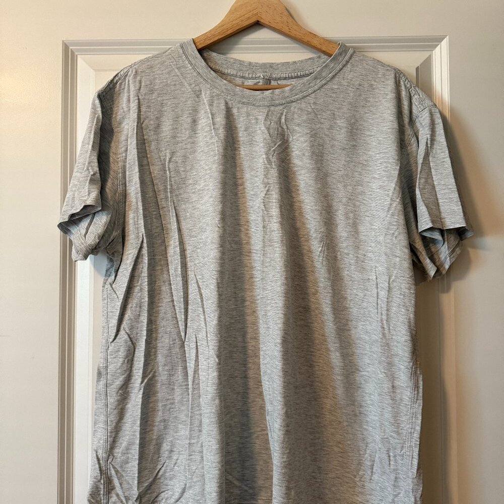 lululemon athletica Gray "All Yours" Tee Size 12